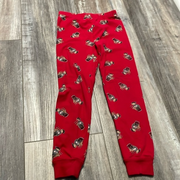 Polo by Ralph Lauren PJ pants red sledding bear size 6 - Picture 1 of 5
